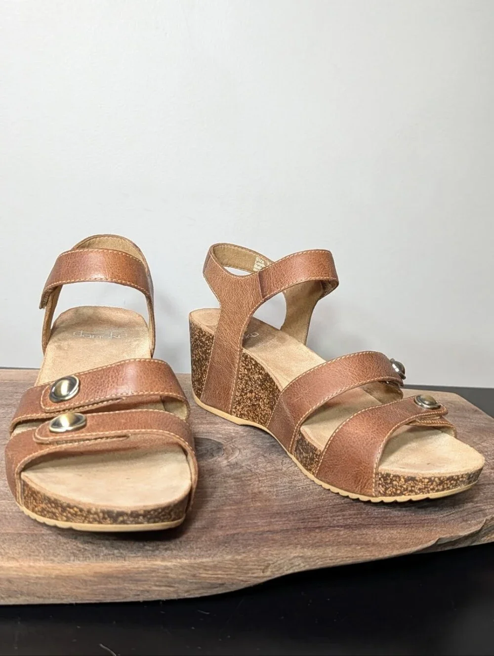 Dansko Savannah Wedge Sandal in Brown